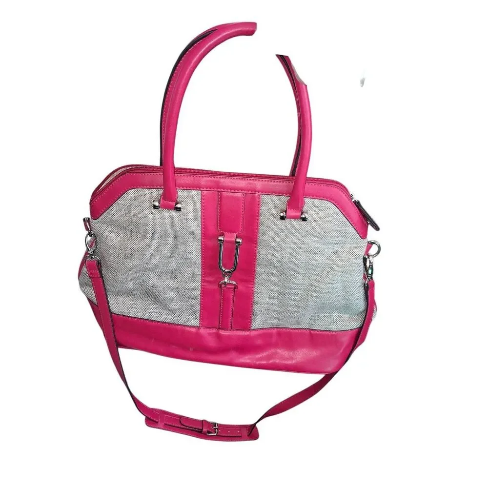 London fog convertible tote new without tags in watermelon